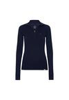 DANISH ENDURANCE Core Merino Half Zip Baselayer Langarmshirt Damen - dark navy