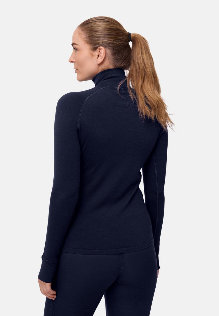 DANISH ENDURANCE DANISH ENDURANCE Core Merino Half Zip Baselayer Langarmshirt Damen - dark navy - 1 | SportScheck