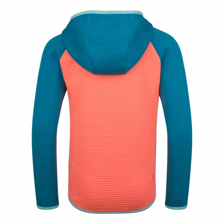 Trollkids Trollkids Sogndal Fleecejacke M&auml;dchen - milder pfirsich-hafenblau-aqua nebel - 0 | SportScheck