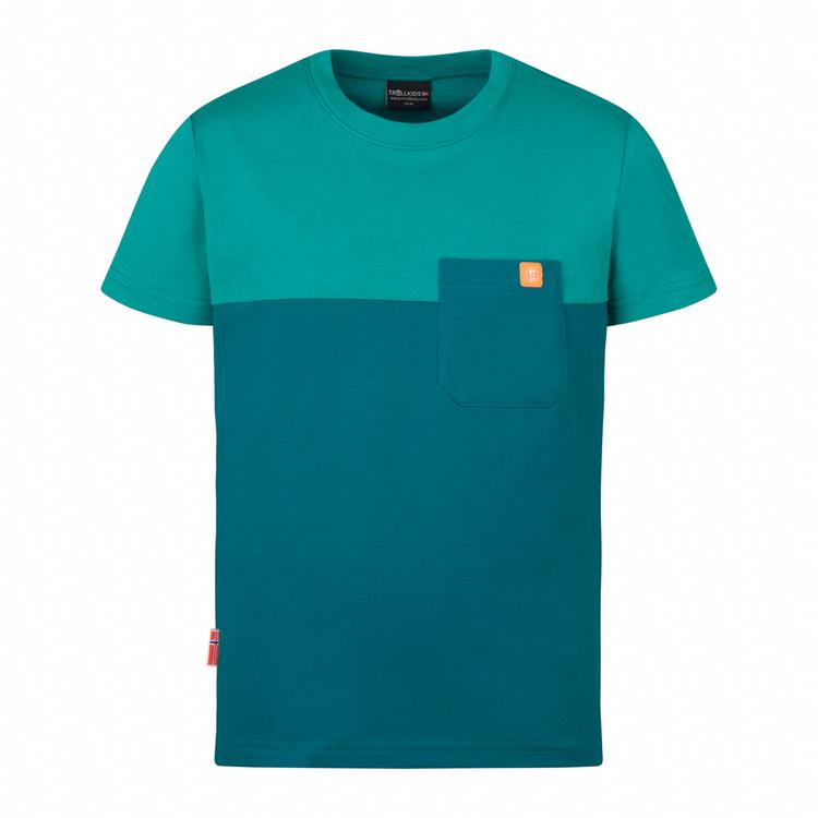 Trollkids Trollkids Bergen T-Shirt Kinder - deep lagune-seegr&uuml;n - 0 | SportScheck