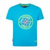 Trollkids Windrose T T-Shirt Kinder - poolblau-wilde limette