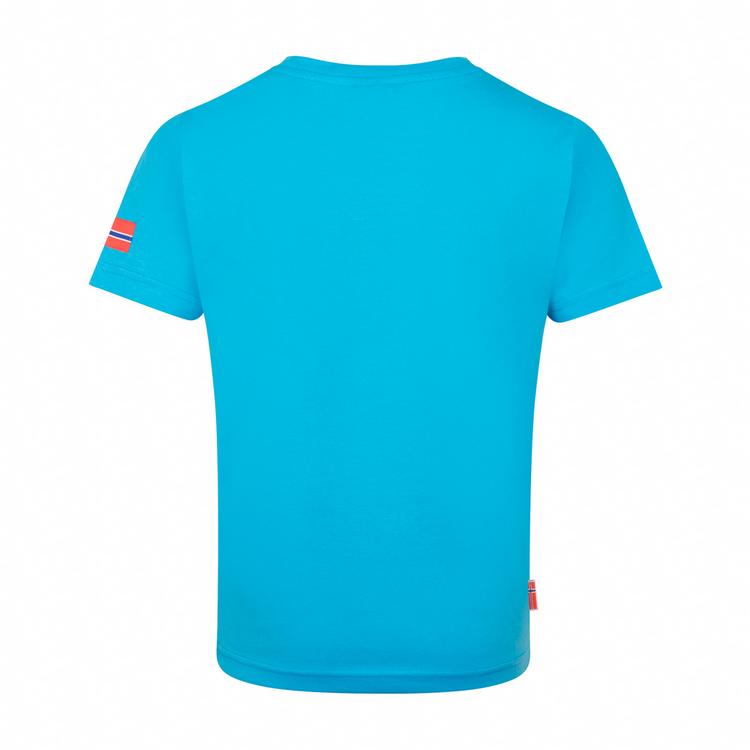 Trollkids Trollkids Windrose T T-Shirt Kinder - poolblau-wilde limette - 0 | SportScheck