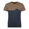 Trollkids Bergen T-Shirt Kinder - mokkabraun-dunkles navy
