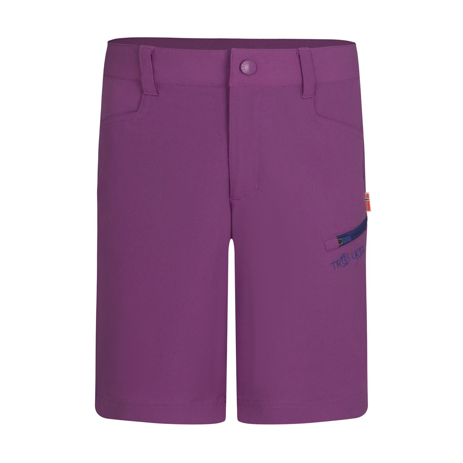 Trollkids Haugesund Funktionsshorts Kinder - malve rosa-violettblau