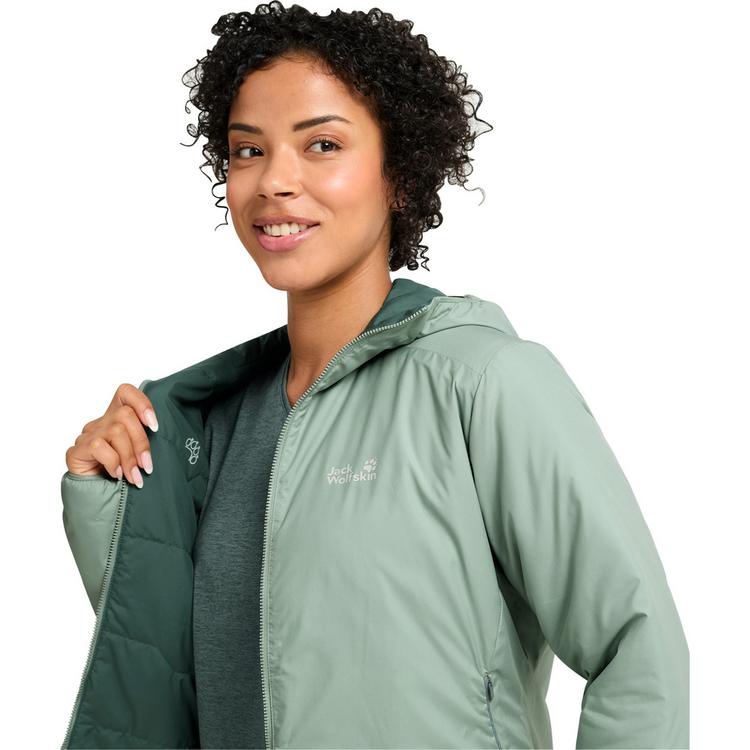 Jack Wolfskin Jack Wolfskin TRAIL LIGHT INS 2IN1 JKT W Funktionsjacke Damen - green zinnia - 0 | SportScheck