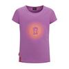 Trollkids Logo T-Shirt M&auml;dchen - malve rosa-papaya