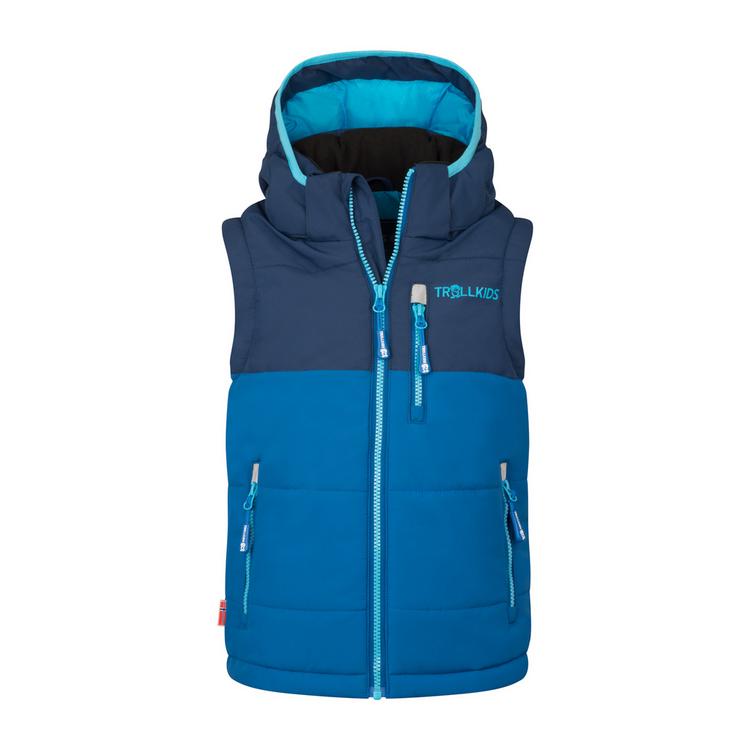 Trollkids Trollkids Narvik XT Outdoorweste Kinder - alpinblau-dunkelindigo-poolblau - 0 | SportScheck