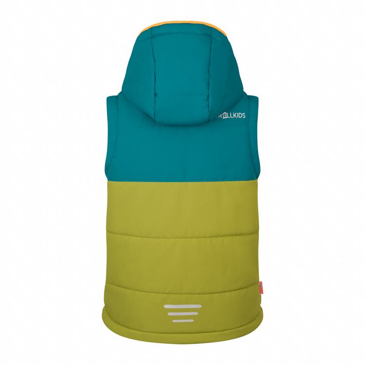 Trollkids Trollkids Narvik XT Outdoorweste Kinder - birnengr&uuml;n-lagunengr&uuml;n-saharagelb - 0 | SportScheck