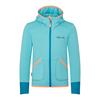 Trollkids Saltfjord Fleecejacke M&auml;dchen - hafenblau-milder pfirsich