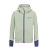 Trollkids Saltfjord Fleecejacke M&auml;dchen - pistaziengr&uuml;n-wildrose-violettblau