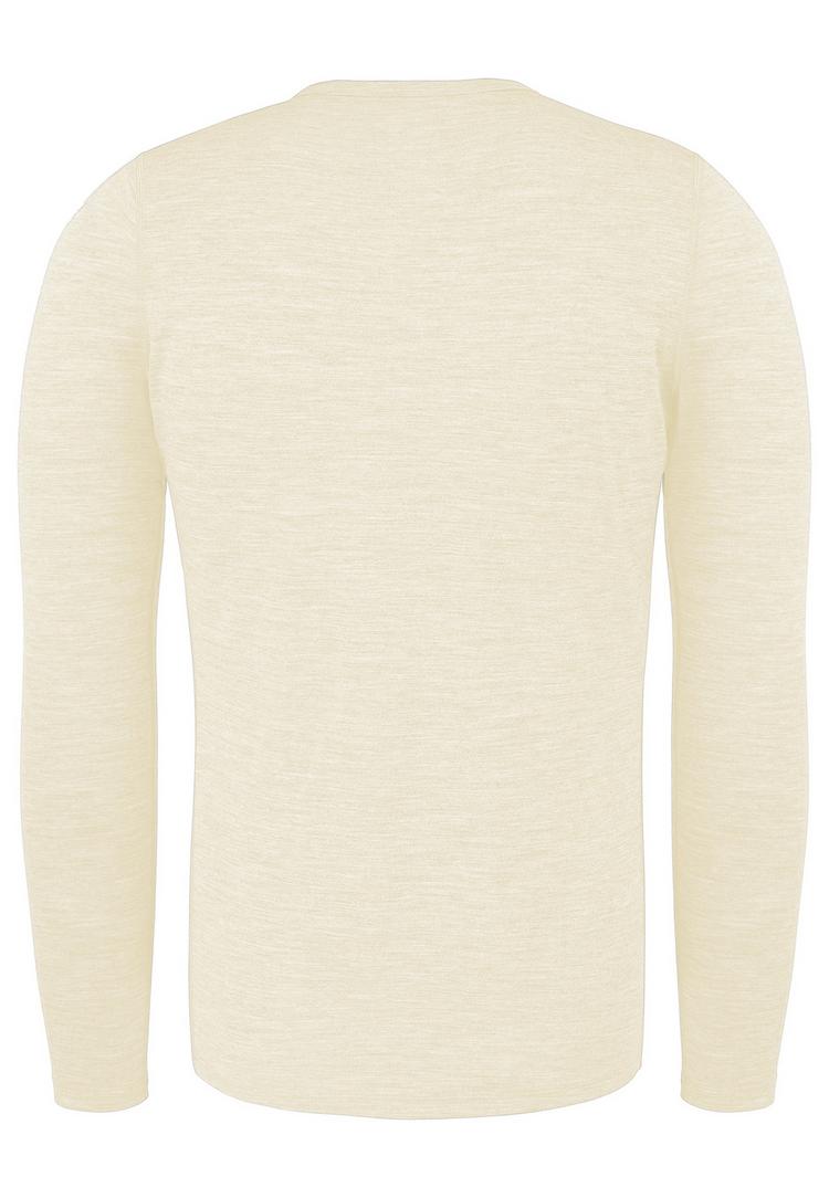 normani Outdoor Sports normani Outdoor Sports Langarmshirt Herren - Wollwei&szlig; - 0 | SportScheck