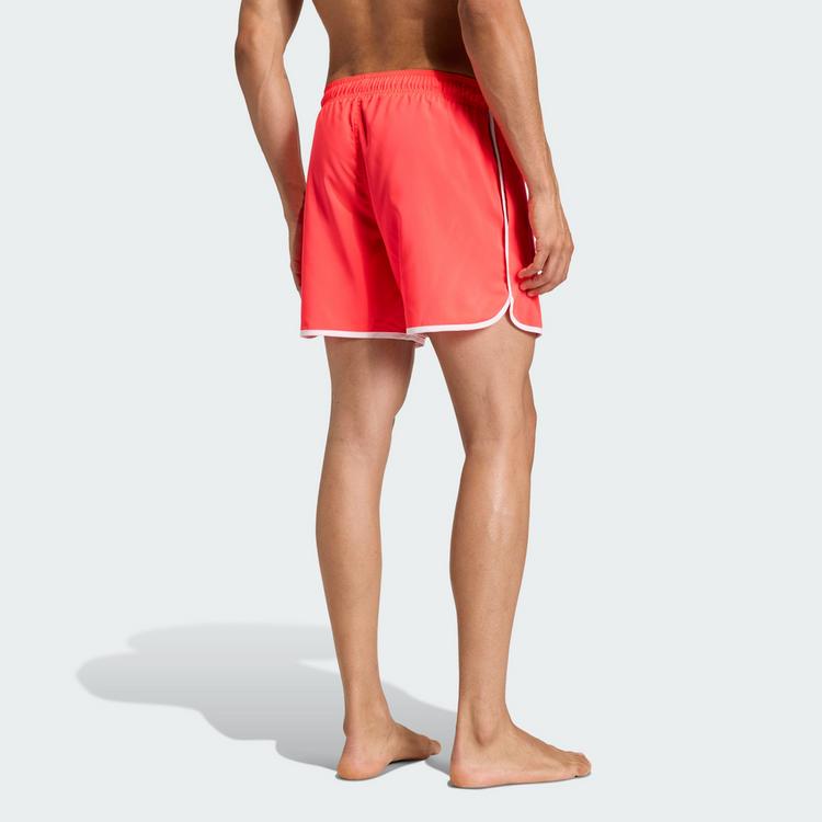 adidas adidas WATER REACTIVE GRAPHIC BADESHORTS 5 INCH Badehose Herren - Lucid Red / White - 1 | SportScheck