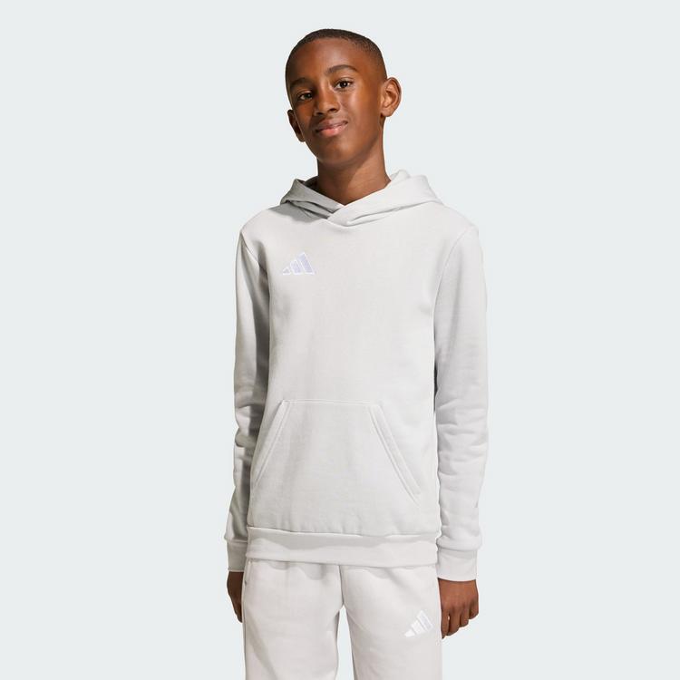 adidas adidas Entrada 26 Kids Hoodie Hoodie Kinder - Team Light Grey / White - 0 | SportScheck