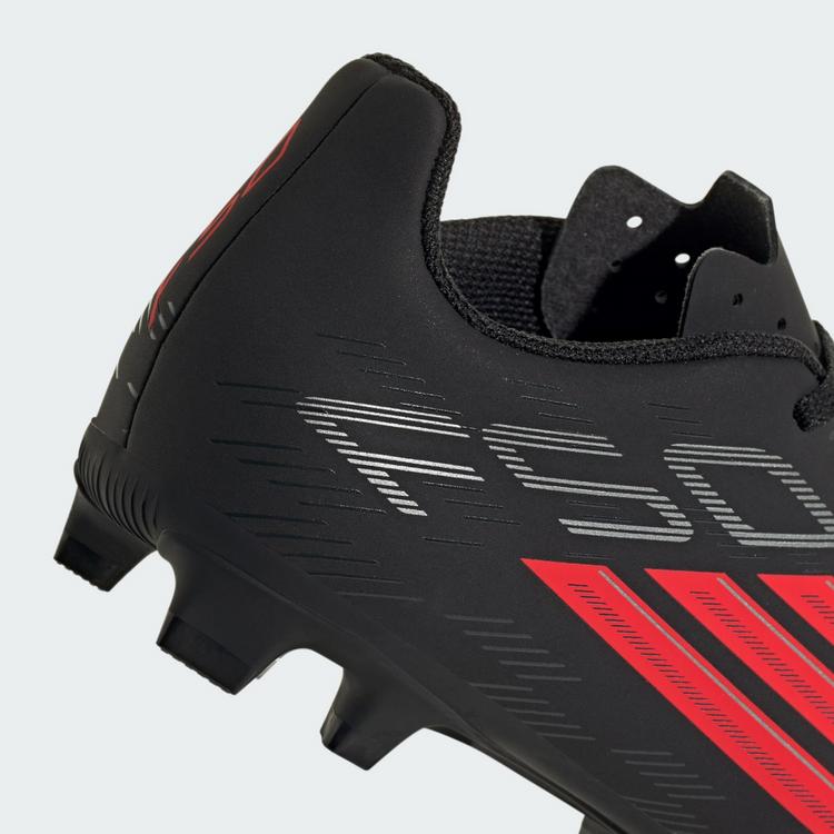 adidas adidas F50 Club FG/MG Kids Fu&szlig;ballschuh Fu&szlig;ballschuhe Kinder - Core Black / Lucid Red / Core Black - 6 | SportScheck