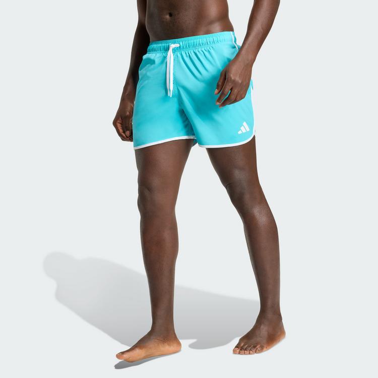 adidas adidas WATER REACTIVE GRAPHIC BADESHORTS 5 INCH Badehose Herren - Lucid Cyan / White - 0 | SportScheck