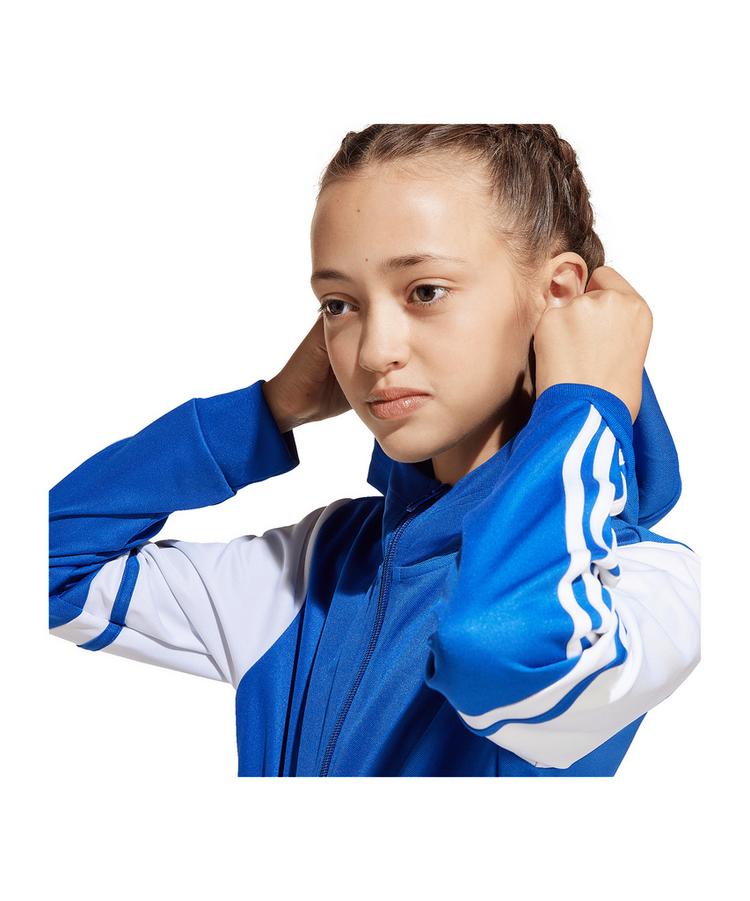 adidas adidas Squadra 25 Kapuzenjacke Kids Funktionssweatshirt Kinder - blau - 1 | SportScheck