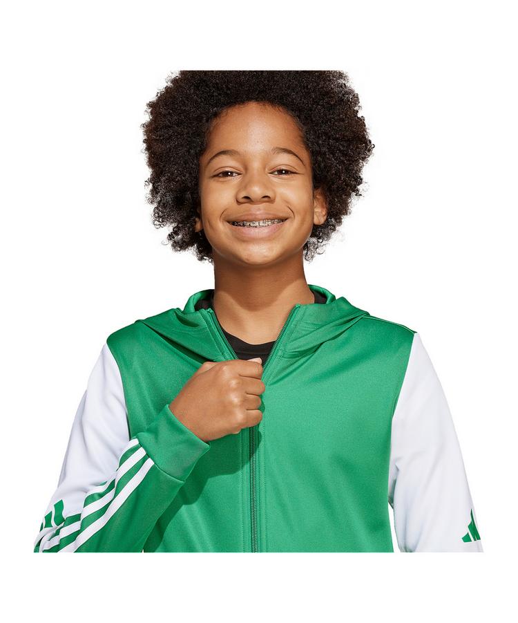 adidas adidas Squadra 25 Kapuzenjacke Kids Funktionssweatshirt Kinder - gruenweiss - 0 | SportScheck