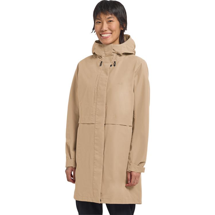 Jack Wolfskin Jack Wolfskin TERRAVIEW 2L&nbsp; COAT&nbsp;W Funktionsmantel Damen - oat - 0 | SportScheck