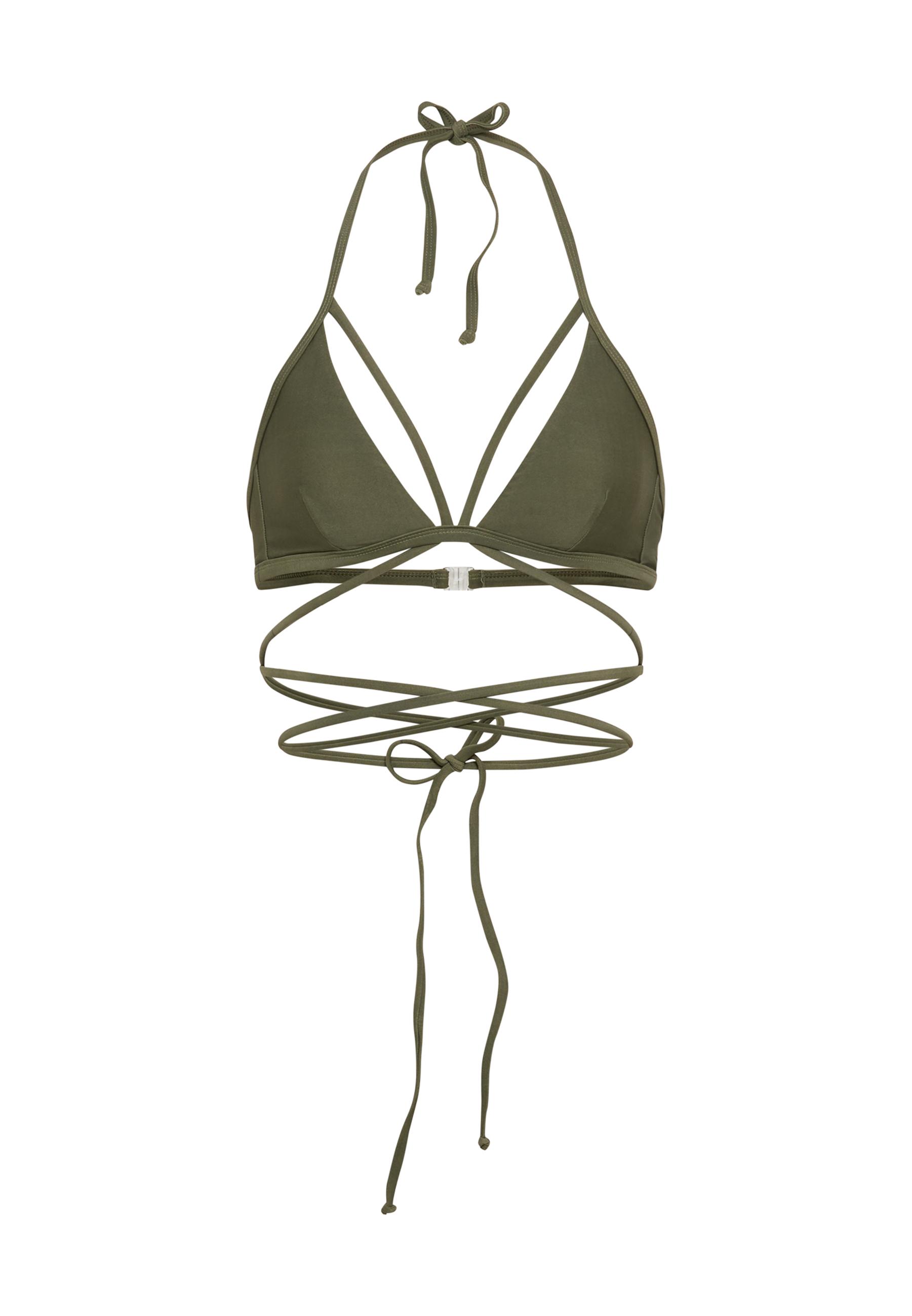 LSCN by Lascana Triangel-Bikini-Top Bikini Oberteil Damen - oliv