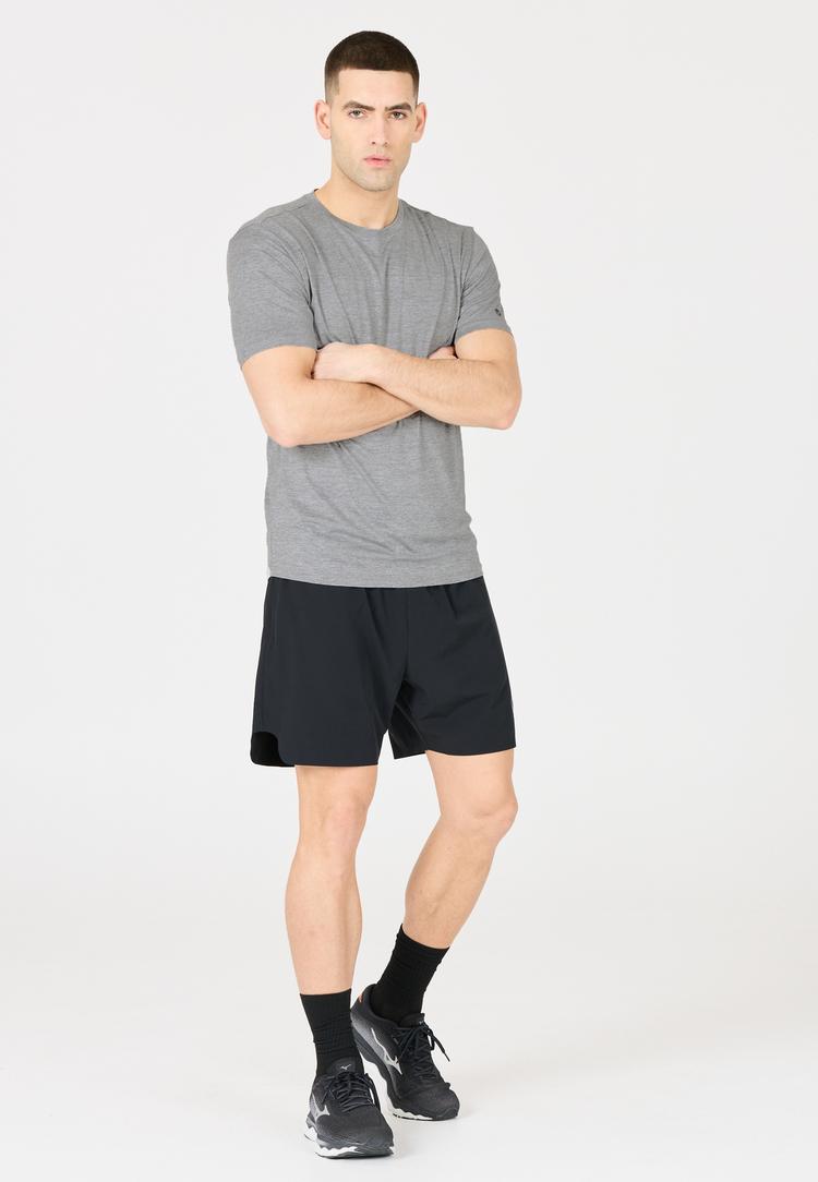 Virtus Virtus Beed Laufshirt Herren - 1038 Mid Grey Melange - 0 | SportScheck