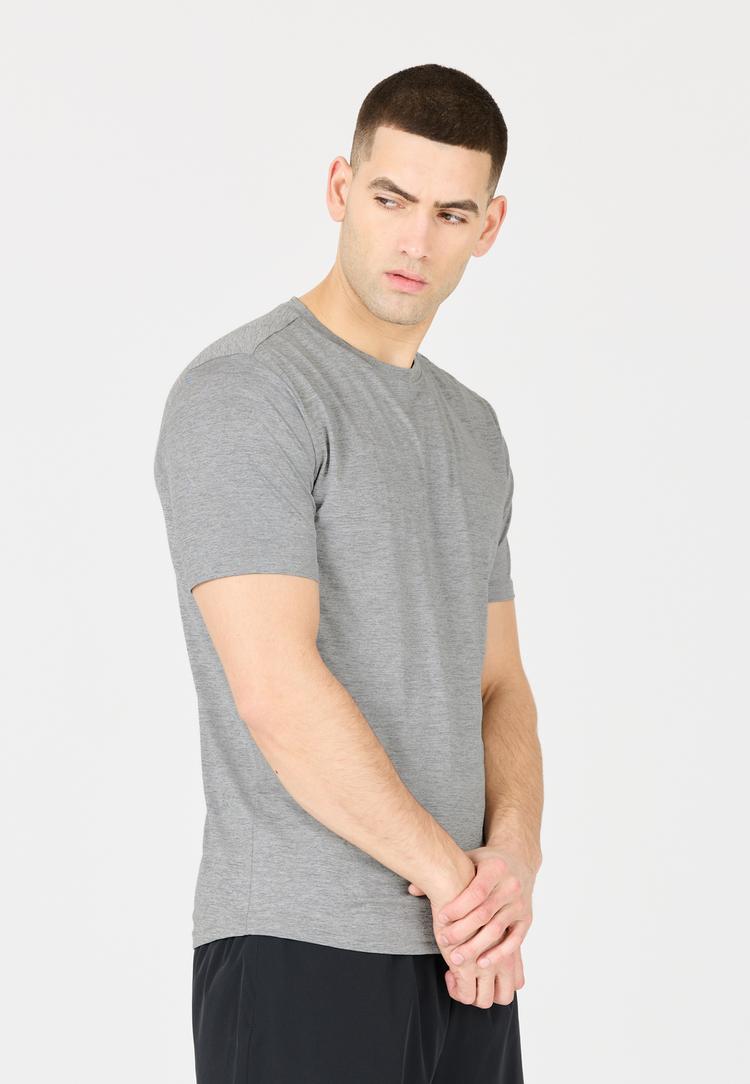 Virtus Virtus Beed Laufshirt Herren - 1038 Mid Grey Melange - 1 | SportScheck