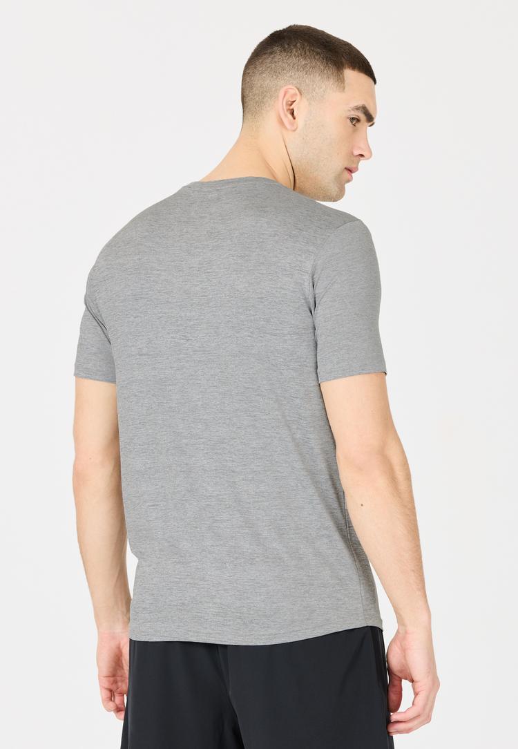 Virtus Virtus Beed Laufshirt Herren - 1038 Mid Grey Melange - 3 | SportScheck