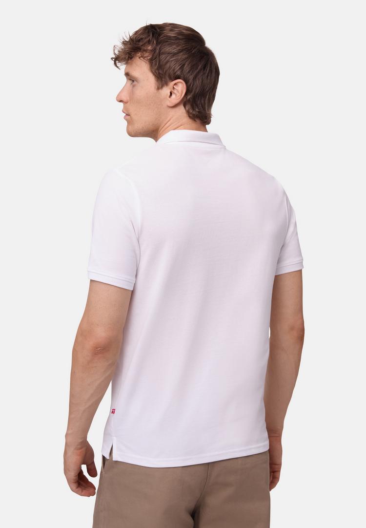 DANISH ENDURANCE DANISH ENDURANCE Classic Fit Poloshirt Herren - White/Navy - 1 | SportScheck
