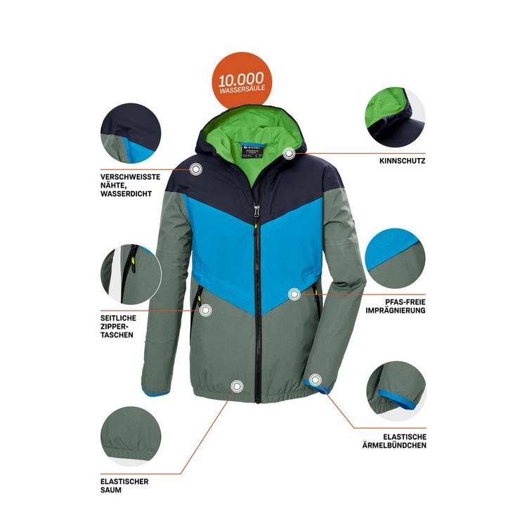 KILLTEC KILLTEC KOS 93 Softshelljacke Jungen - Oliv101 - 4 | SportScheck