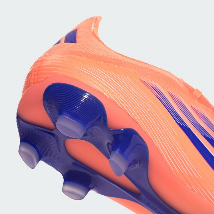 adidas adidas F50 Pro Fu&szlig;ballschuh, gemischte B&ouml;den Fu&szlig;ballschuhe - Beam Orange / Lucid Blue / Cloud White - 5 | SportScheck