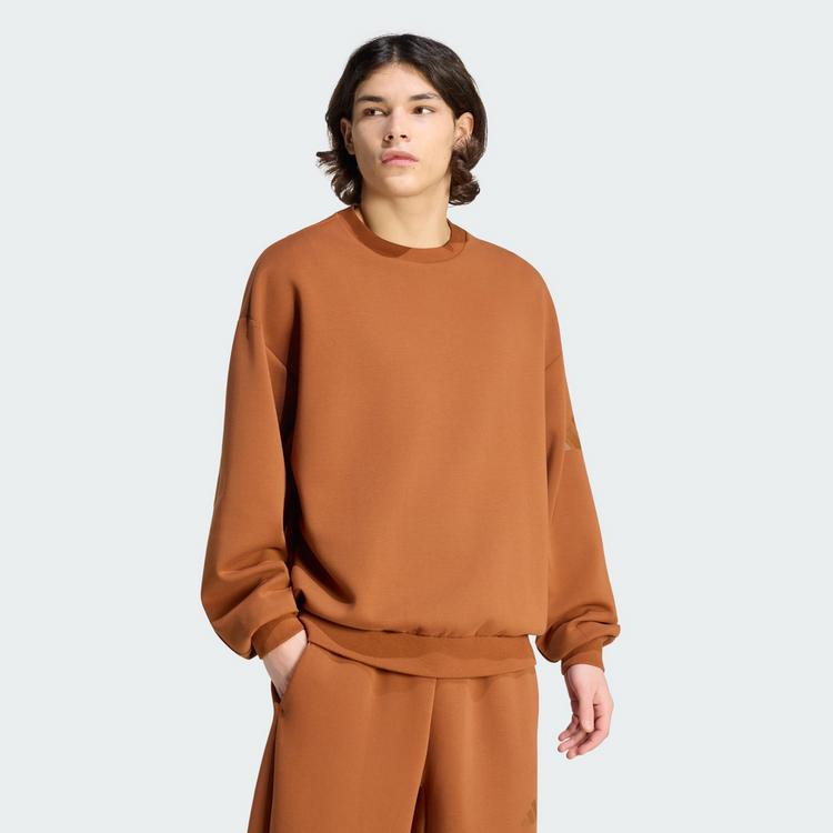 adidas adidas SOFT LUX SWEATSHIRT Sweatshirt Herren - Dusky Bronze - 0 | SportScheck