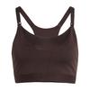 adidas Optime Workout Still-BH, mittlere BH Damen - Aurora Coffee