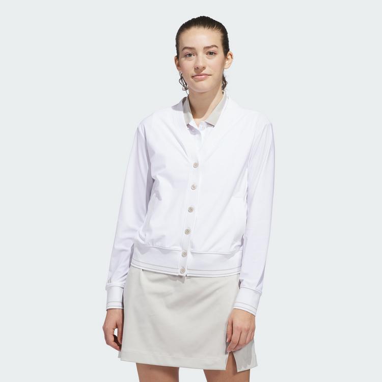 adidas adidas ULTIMATE365 TOUR CARDIGAN Longsweat Damen - White - 0 | SportScheck
