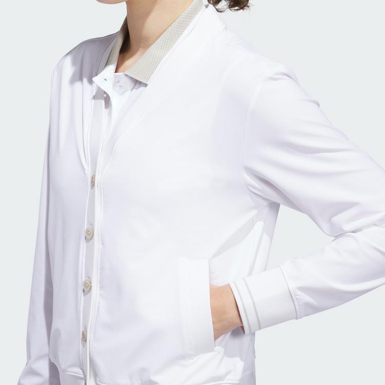 adidas adidas ULTIMATE365 TOUR CARDIGAN Longsweat Damen - White - 1 | SportScheck