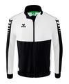 Erima Six Wings Pr&auml;sentationsjacke Trainingsjacke Herren - schwarzweiss