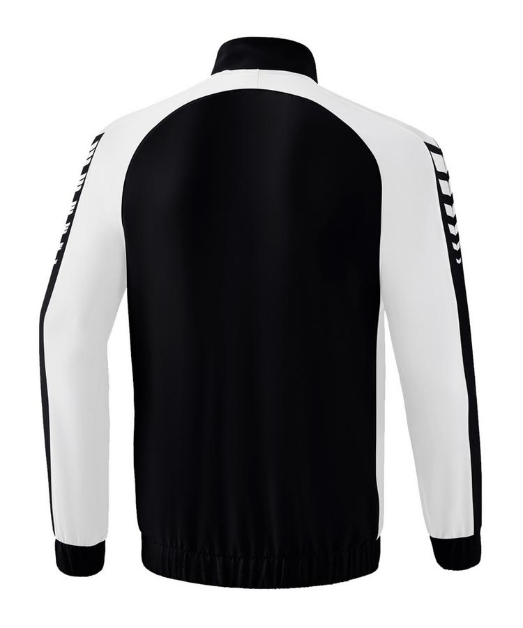 Erima Erima Six Wings Pr&auml;sentationsjacke Trainingsjacke Herren - schwarzweiss - 0 | SportScheck
