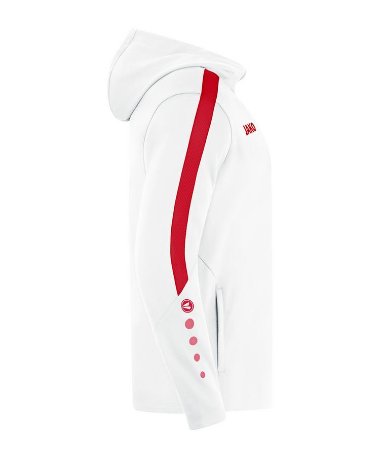 JAKO JAKO Power Kapuzenjacke Trainingsjacke Herren - weissrot - 1 | SportScheck