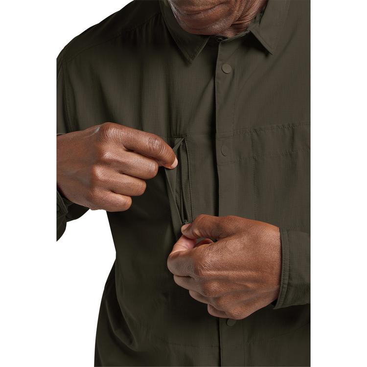 Jack Wolfskin Jack Wolfskin SIERRA CANYON LS M Funktionsshirt Herren - obsidian moss - 0 | SportScheck