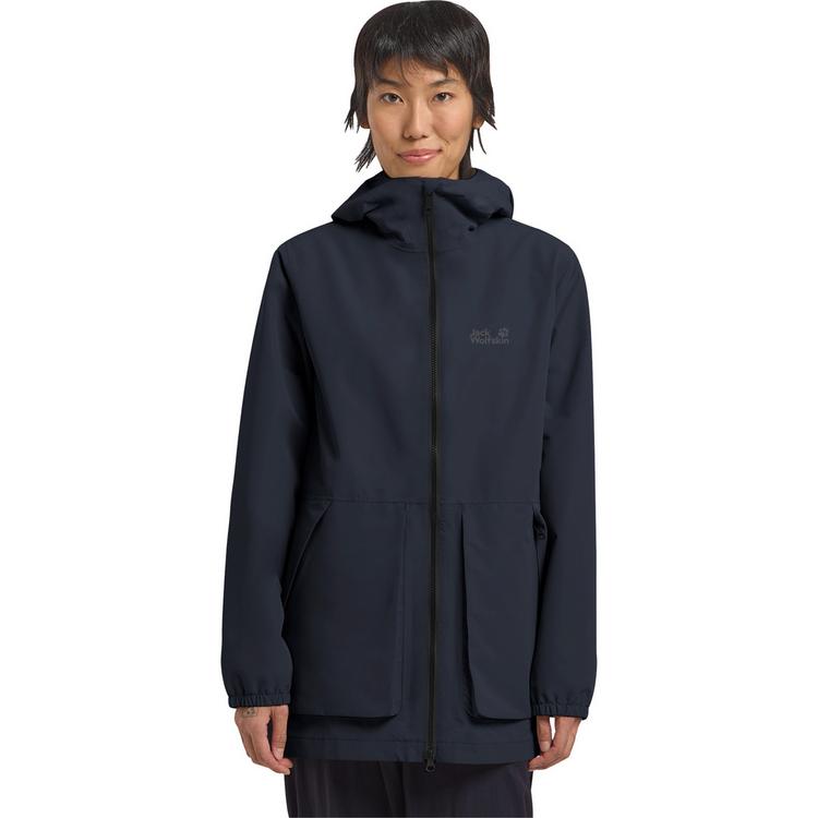 Jack Wolfskin Jack Wolfskin TERRAVIEW 2L  PARKA W Parka Damen - dark navy / dark navy - 0 | SportScheck