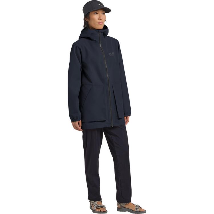 Jack Wolfskin Jack Wolfskin TERRAVIEW 2L  PARKA W Parka Damen - dark navy / dark navy - 2 | SportScheck