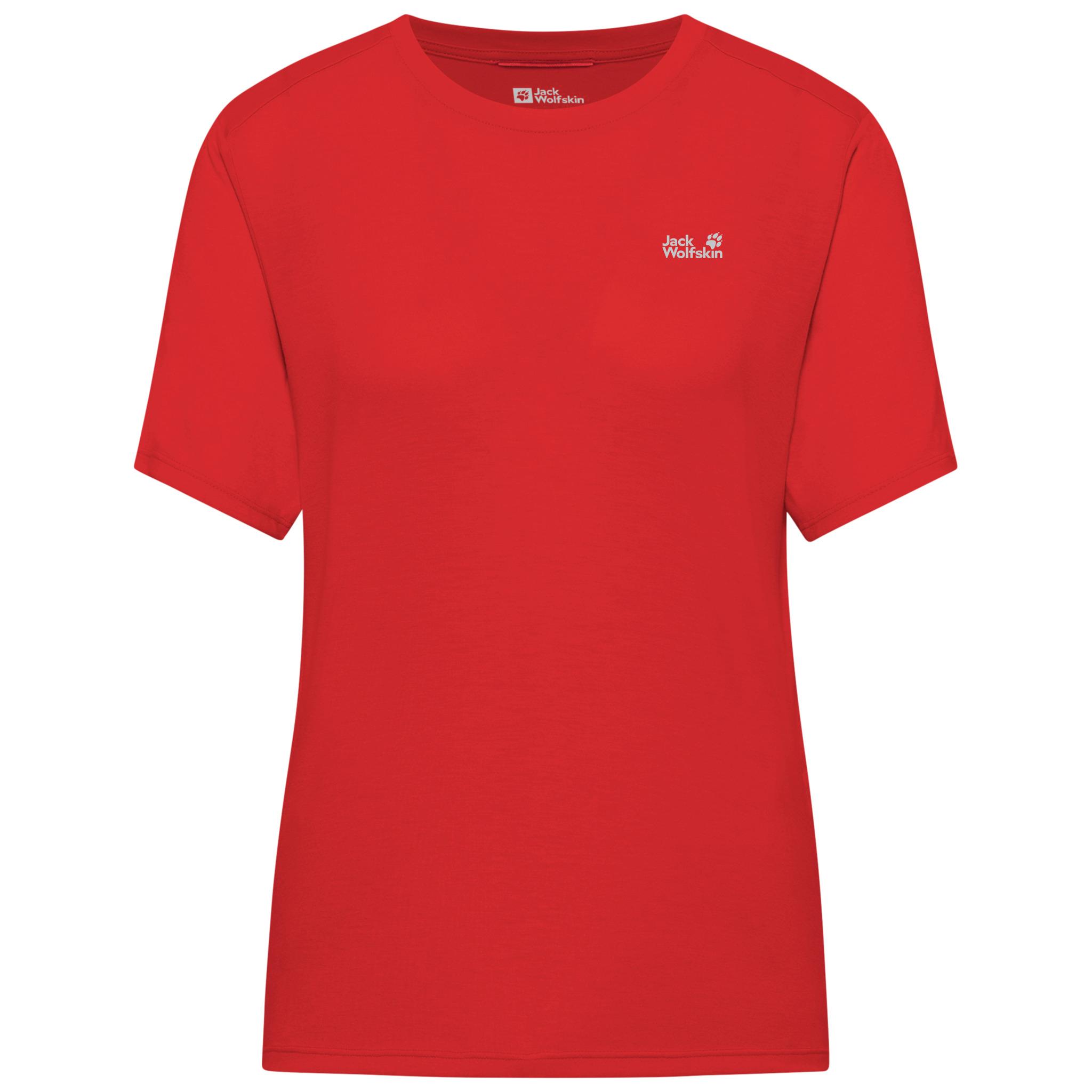 Jack Wolfskin VONNAN SS T W Funktionsshirt Damen - siren red