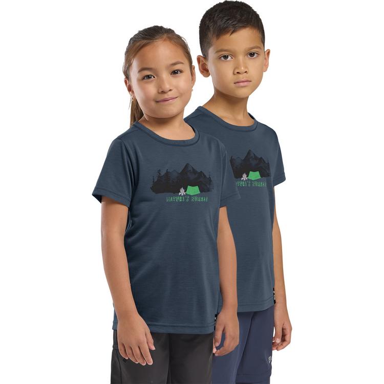 Jack Wolfskin Jack Wolfskin HIKING GRAPHIC T KIDS Funktionsshirt Kinder - PRINT midnight sky - 0 | SportScheck