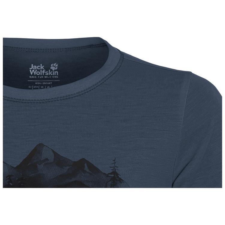 Jack Wolfskin Jack Wolfskin HIKING GRAPHIC T KIDS Funktionsshirt Kinder - PRINT midnight sky - 0 | SportScheck