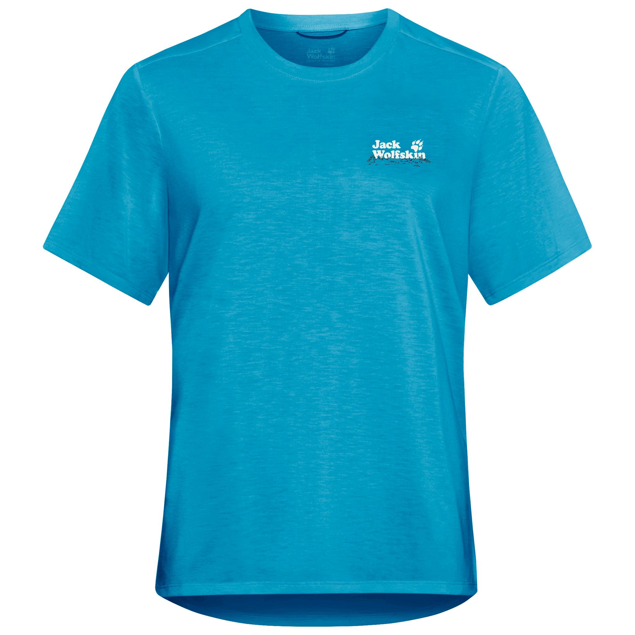 Jack Wolfskin VONNAN GRAPHIC T W Funktionsshirt Damen - OUTDOOR empire blue