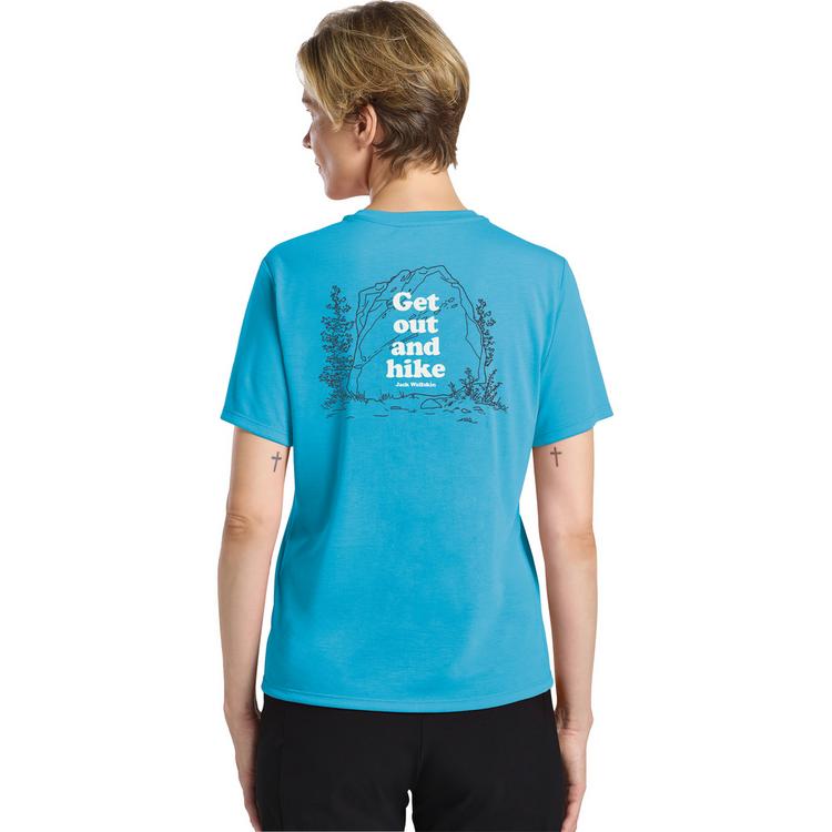 Jack Wolfskin Jack Wolfskin VONNAN GRAPHIC T W Funktionsshirt Damen - OUTDOOR empire blue - 1 | SportScheck