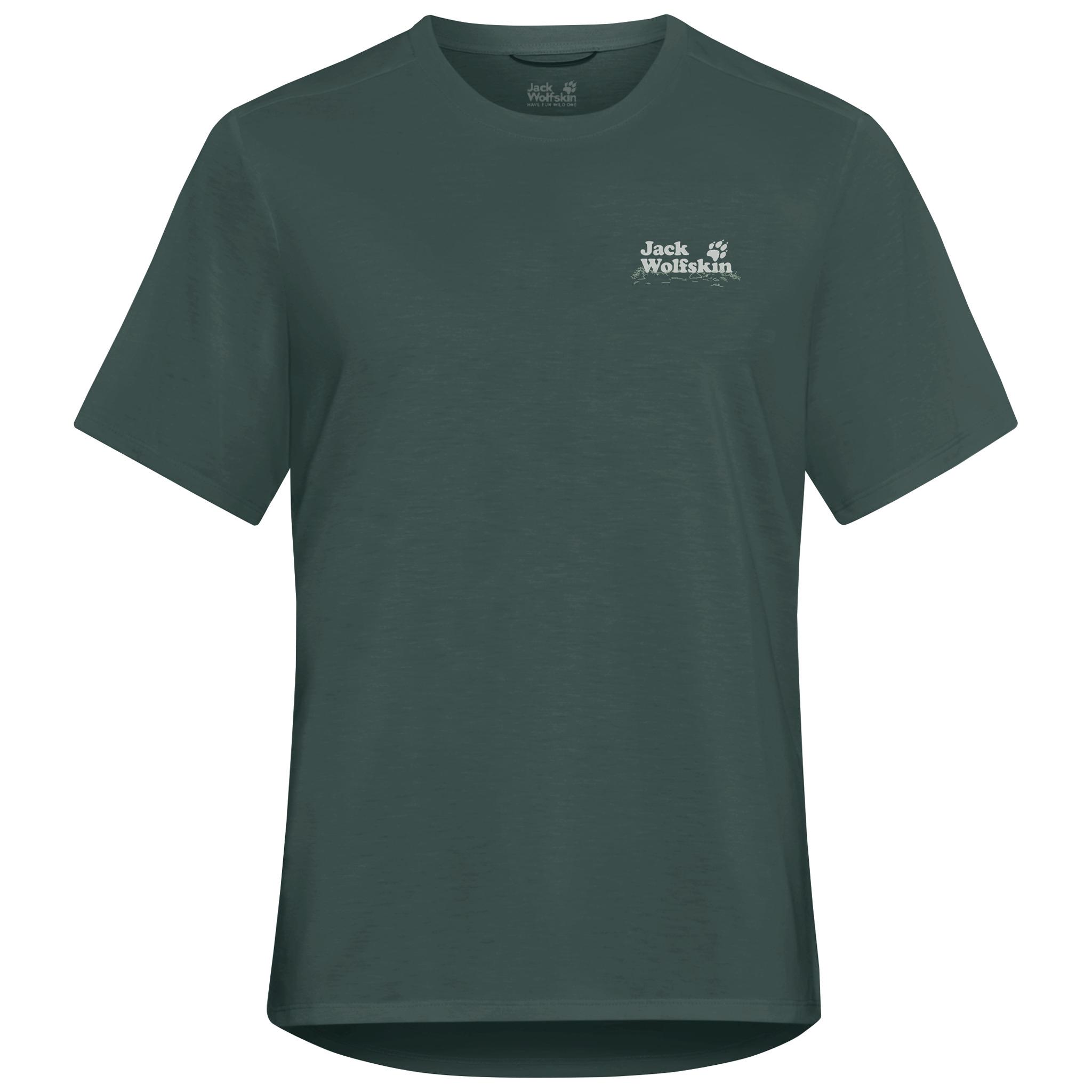 Jack Wolfskin VONNAN GRAPHIC T W Funktionsshirt Damen - OUTDOOR sago palm