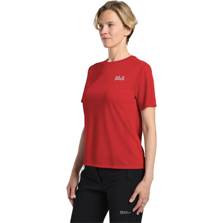 Jack Wolfskin Jack Wolfskin VONNAN GRAPHIC T W Funktionsshirt Damen - OUTDOOR siren red - 0 | SportScheck