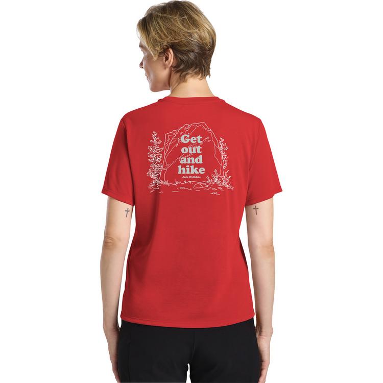 Jack Wolfskin Jack Wolfskin VONNAN GRAPHIC T W Funktionsshirt Damen - OUTDOOR siren red - 1 | SportScheck