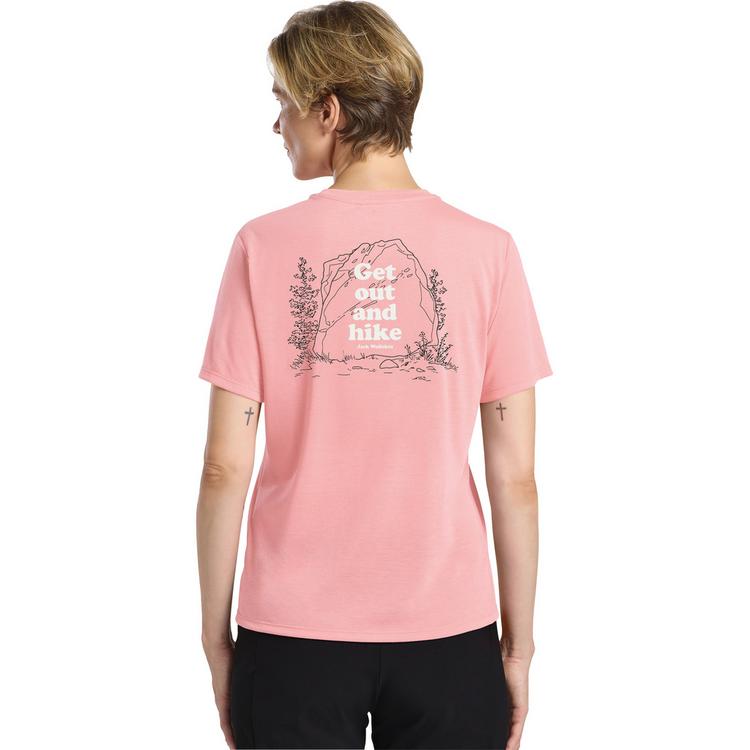 Jack Wolfskin Jack Wolfskin VONNAN GRAPHIC T W Funktionsshirt Damen - OUTDOOR rosegarden - 1 | SportScheck