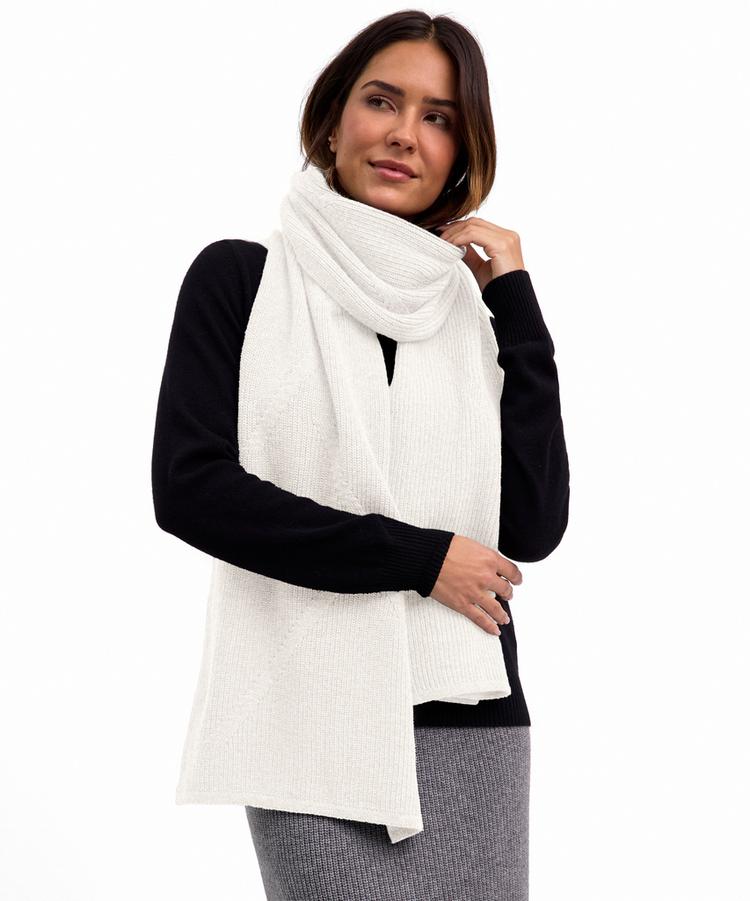 Falke Falke SEL Structured Lambswool Scarf w Schal - off-white (2040) - 0 | SportScheck