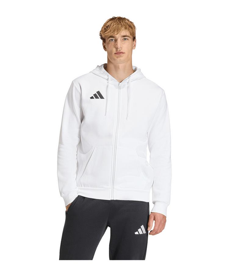 adidas adidas Entrada 26 Kapuzenjacke Trainingsjacke Herren - weissschwarz - 0 | SportScheck